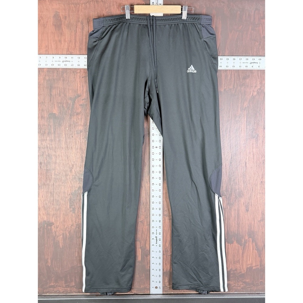 Adidas Response Track Pants Formotion Ankle Zip Athletic Black White Men's XL